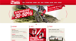 Desktop Screenshot of planetbikes.cz
